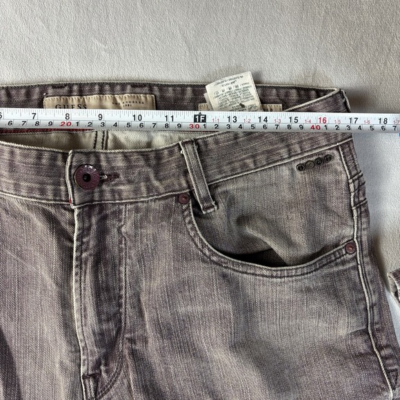 Guess Alameda Slim Tapered Men's Jeans Size 34 Dark Purple Pre -owned - Picture 8 of 13